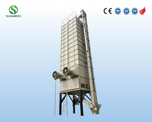 เครื่องแปรรูปข้าว 22T ที่ผ่านการรับรองมาตรฐาน ISO9001 สำหรับการอบแห้งข้าวเปลือก