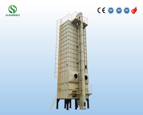 เครื่องอบเมล็ดข้าวแบบหมุนเวียนอัตโนมัติ 27000KG ต่อชุดสำหรับการอบแห้งข้าวเปลือก