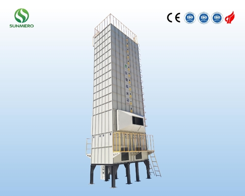 เครื่องอบเมล็ดพืชอัตโนมัติแนวตั้งที่ผ่านการรับรอง ISO14001 Convenien 30T