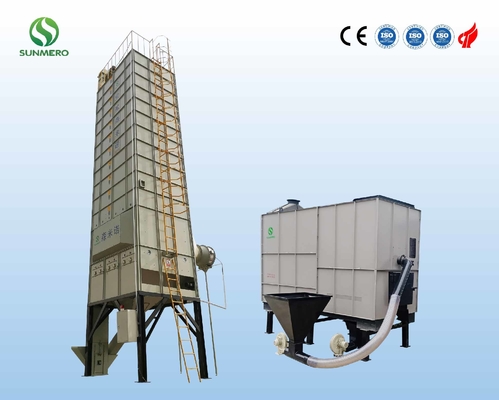 อนุมัติ CE 22Ton เครื่องอบเมล็ดข้าวสาลีสแตนเลสสำหรับเก็บเมล็ดพืช