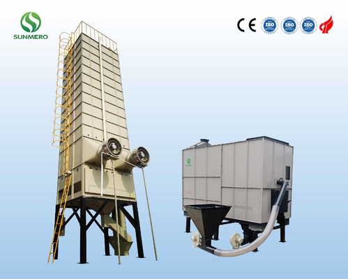 22Ton Stainless Steel Cross Flow Grain Dryer, เครื่องเป่าแบทช์ข้าวโพดอเนกประสงค์