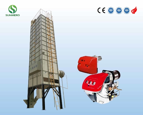 22Ton Stainless Steel Cross Flow Grain Dryer, เครื่องเป่าแบทช์ข้าวโพดอเนกประสงค์