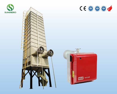 เตาชีวมวลแบบก้าวหน้าแบบสองขั้นตอน 230V สำหรับเครื่องอบเมล็ดพืชแบบแบทช์