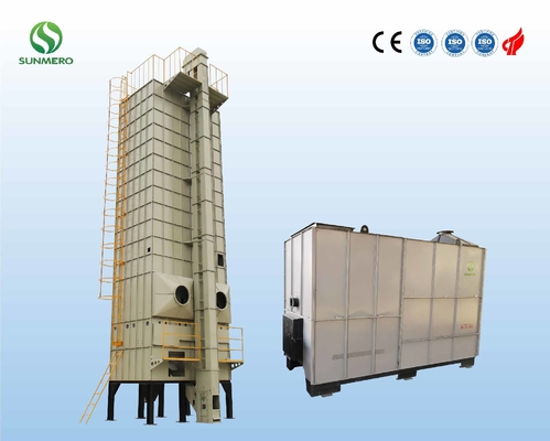 เครื่องอบเมล็ดข้าวสาลีแนวตั้ง 380V ระบบอัตโนมัติทางการเกษตรสูง