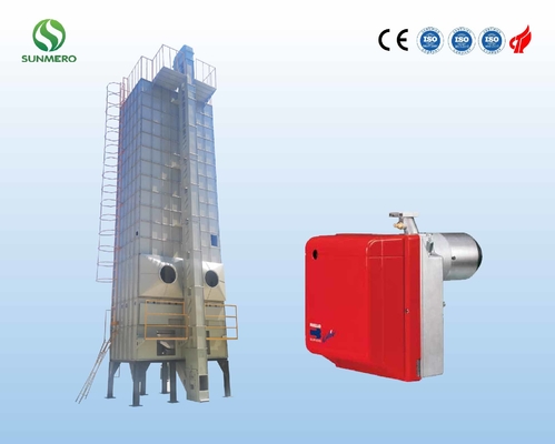 ความเร็วในการอบแห้งแบบอัตโนมัติ 30T Cross Flow Grain Dryer ระบบการอบแห้งเมล็ดพืช