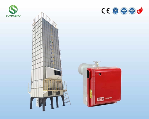 เครื่องอบเมล็ดข้าวแบบหมุนเวียนอุณหภูมิต่ำ ISO9001 อนุมัติสำหรับข้าวโพด