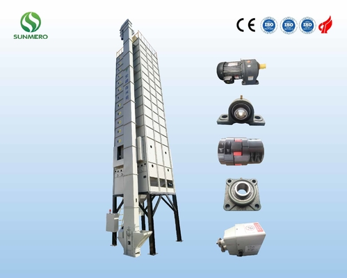 เครื่องอบเมล็ดข้าวไฟฟ้า 5.5kW 20 ตันสำหรับโรงสีข้าวก่อนการแปรรูปข้าว