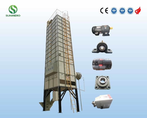 เครื่องอบเมล็ดข้าว 22 ตันที่ผ่านการรับรองมาตรฐาน ISO9001 ความจุขนาดใหญ่สำหรับการอบแห้งข้าวเปลือก