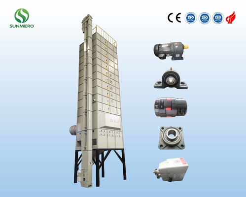 3kW 22T เครื่องอบเมล็ดพืชหมุนเวียนแบบผสมเครื่องอบเมล็ดพืชแบบไหลสำหรับการจัดเก็บ