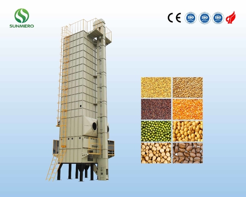 เครื่องอบเมล็ดข้าวแบบหมุนเวียนอัตโนมัติ 27000KG ต่อชุดสำหรับการอบแห้งข้าวเปลือก