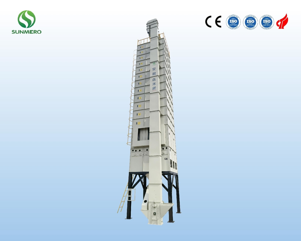 เครื่องอบเมล็ดข้าวไฟฟ้า 5.5kW 20 ตันสำหรับโรงสีข้าวก่อนการแปรรูปข้าว
