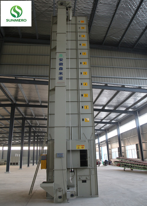 5.5kW Cross Flow Corn Batch Dryer ประสิทธิภาพการอบแห้งสูง 15 ตัน