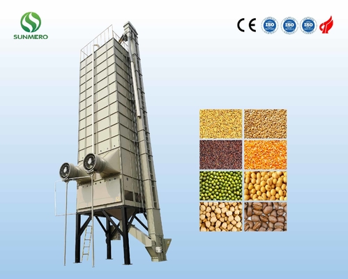 อนุมัติ CE 22Ton เครื่องอบเมล็ดข้าวสาลีสแตนเลสสำหรับเก็บเมล็ดพืช