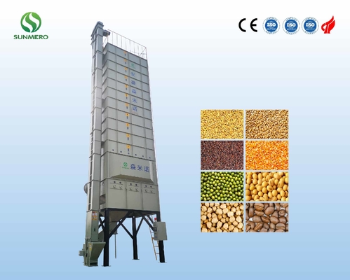 22Ton Stainless Steel Cross Flow Grain Dryer, เครื่องเป่าแบทช์ข้าวโพดอเนกประสงค์